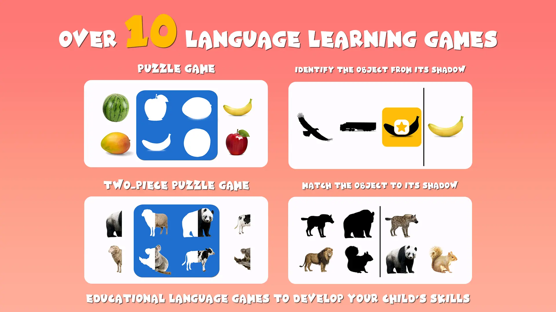 My Words App Screenshot - Language learning games for toddlers